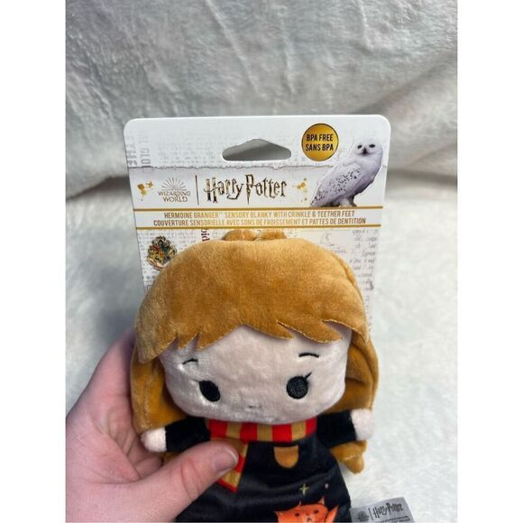 Wizarding World Harry Potter Hermoine Granger Sensory Blanky With Crinkle NEW Ba - Picture 4 of 7